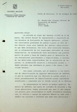 Problemas de implantación y regulación de los Estudios de Impacto Ambiental