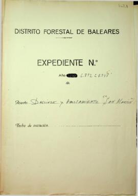 Deslinde y amojonamiento "San Martín"
