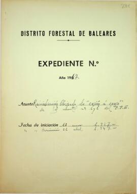 Reivindicación Obispado de "Cesión a censo" de los montes nº1 y 2 del P.F.E.