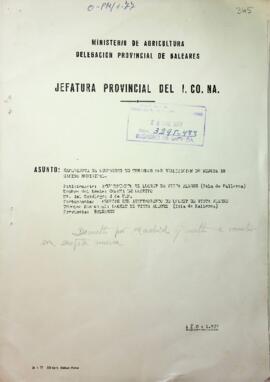 Expediente de ocupación de terrenos por realización de mejora en camino municipal