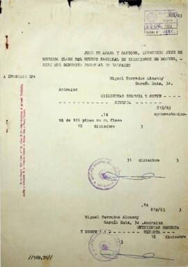 Certificaciones de descubierto correspondientes a las Tasas 21.03 y 21.14. n.º 94 - 108