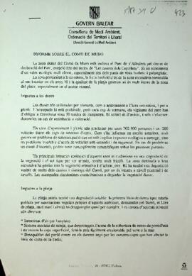 Informe sobre el Comú de Muro