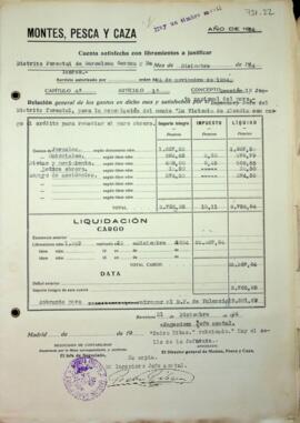 Repoblación del monte "La Victoria" de Alcudia, con cargo al crédito para remediar el p...