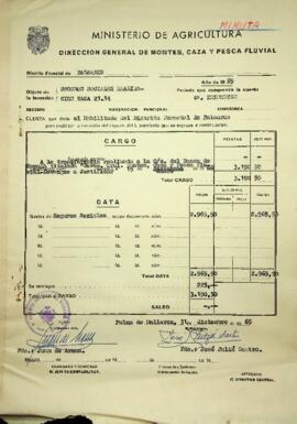 Seguros sociales realización tasa 21.14. 4º trimestre 1965