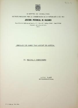 Deslinde del monte "San Martín" de Alcudia. II. Memoria y presupuesto