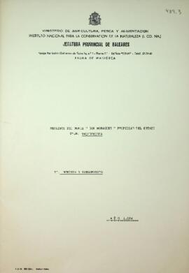 Deslinde del monte "Son Moragues". II Memoria y presupuesto. Tramitación