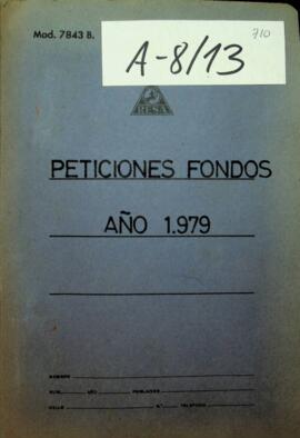 Petició de fons a l'Estat 1979 Julio-Diciembre