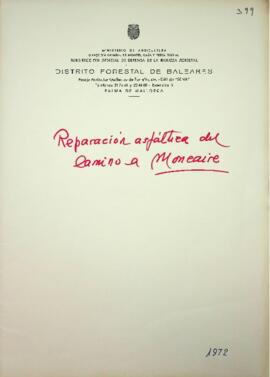 Reparación asfáltica del camino a Montcaire