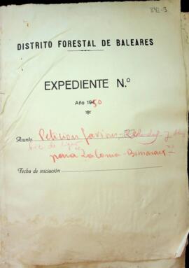 Peticiones y suministros. Petición de gaviones de hierro para corrección de torrentes de "La...