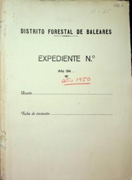 Patrimonio. Partes trimestrales de trabajo Año 1950