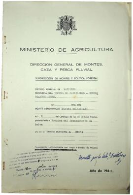 Propuesta para mejora de pastizales - deposito -abrevadero en monte denominado " comuna de C...