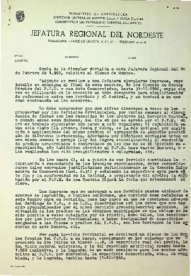 Documentos varios Jefatura Regional del Nordeste del Patrimonio Forestal del Estado. Parte 3