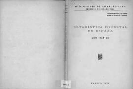 Estadística forestal correspondiente al año 1947-48