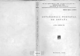 Estadística forestal correspondiente al año 1950-51