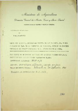 Expediente de ocupación temporal por Salinera Mallorquina S.A. 