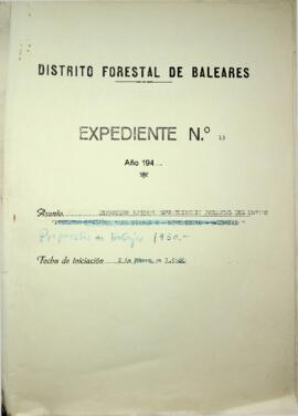 Propuestas de trabajos 1950 (portada)