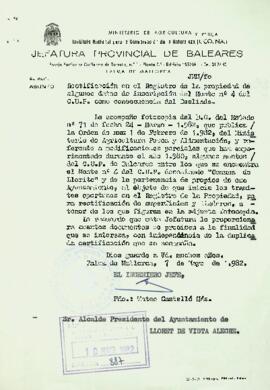 Rectificación en el registro de la propiedad de algunos datos de inscripción del monte nº4 del C....