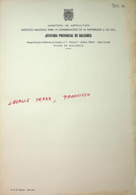 Partes quincenales de la Guarderia