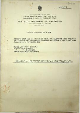 Primer semestre de 1963. Dietas y movimiento de personal técnico y de personal de guarderia