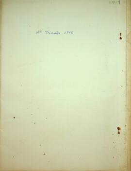 Estados de liquidación de Tasas y Honorarios. 4º trimestre 1962