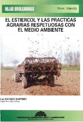 Hojas divulgadoras, el estiércol y las prácticas agrarias respetuosas con el medio ambiente