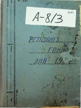 Petició de fons a l'Estat 1964