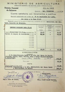 Mutualidad N.P.S.A. Gastos seguro accidentes. Tasa 21.03