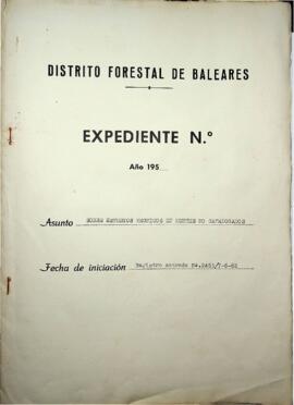 Sobre estudios técnicos en montes no catalogados registro entrada n.º  2453/7-6-62