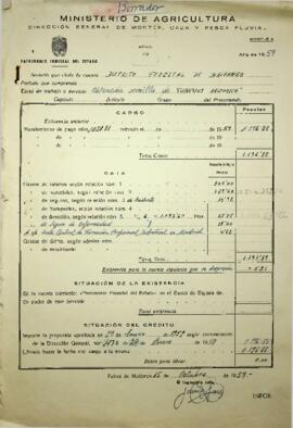 Obtención de semilla "Cupressus arizonica" 1959