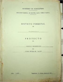 Proyecto de cultivo y sostenimiento del vivero central de "Manut"