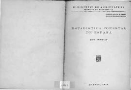 Estadística forestal correspondiente al año 1946-47