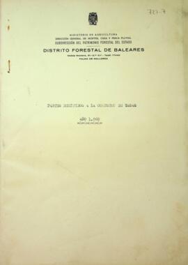 Partes remitidos a la comisión de tasas año 1963
