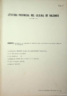 Expediente de ocupación de terrenos para la instalación de un centro reemisor de televisión