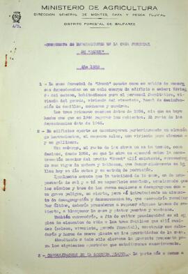 Propuesta de reparaciones en la casa forestal de "Manut"