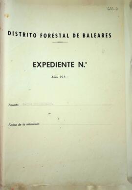 Patrimonio. Partes trimestrales de trabajo Año 1952