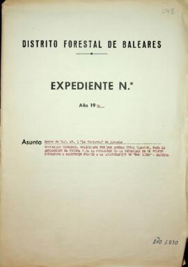 Ocupación terrenos, solicitado por don Andrés Vidal Llabrés, para la extracción de piedra para fo...