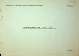 Agregación a la memoria anual de la inspección de Montes. Distrito Forestal de Baleares. Año 1962