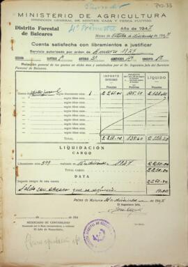 Gastos dietas ordinarias personal técnico